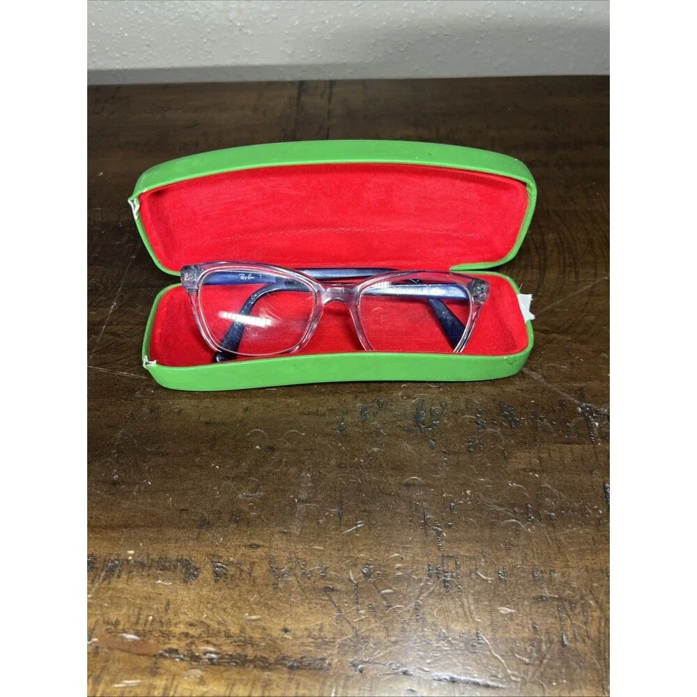 Ray Ban Eyeglasses Youth RB 1591 3807 48-16-130 Blue Full Rim FRAMES ONLY w/Case